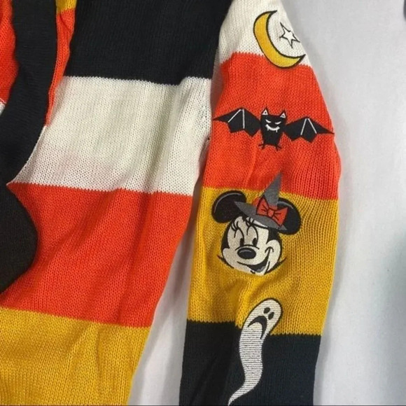 NEW DISNEY MICKEY‎ MOUSE Candy Corn Cardigan Her Universe Hoodie Halloween S - Picture 16 of 16